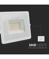 30W schijnwerper - 4000K, wit huis