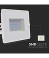50W breedstraler - 6500K, witte behuizing, werklamp