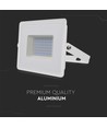 50W breedstraler - 6500K, witte behuizing, werklamp