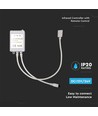 RGB+CCT controller met afstandsbediening - 12V/24V, 28 knoppen, 10A, voor LED strips