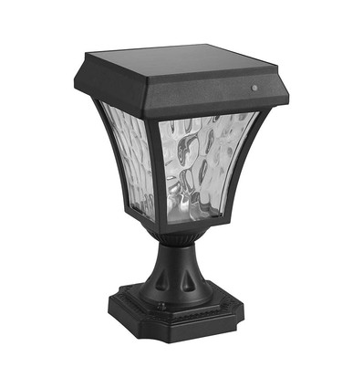 LED Zonnecel Staande Lamp - CCT 3-in-1, Mat Zwart Behuizing