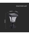 LED Zonnecel Staande Lamp - CCT 3-in-1, Mat Zwart Behuizing