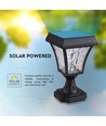 LED Zonnecel Staande Lamp - CCT 3-in-1, Mat Zwart Behuizing