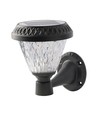0,8W Solara LED wandlamp met sensor en solar - CCT, RF afstandsbediening, IP44, zwart, 16x23 cm