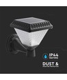 0,8W Solara LED wandlamp met solar en afstandsbediening - CCT, IP44, zwart, incl. sensor
