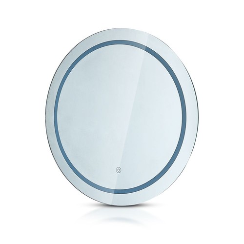 60cm 25W ronde LED spiegel met touch - CCT, IP44, condensvrij, 3-in-1 lichtkleur