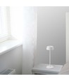 2W oplaadbare LED tafellamp, wit - IP54, touch dimbaar, 5V, warm wit, tot 10 uur batterij