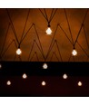 E27 6W LED filament lamp - G95, 600lm, 3000K, 300° stralingshoek