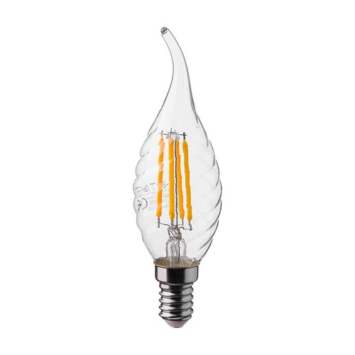 E14 4W LED vlamlamp - Filament, kaarslamp, 4000K