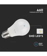 3 st. E27 10,5W LED lamp - A60, mat glas, 3000K, 1055lm, 3-pack