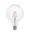 E27 6W LED filament lamp - G125 globe, helder, warm wit, 300° beam angle