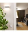 12W LED wandlamp met up/down licht - IP65 buiten, grijs, 230x100x90mm, incl. lichtbron