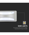 12W LED Bulkhead Softlight - IP65, 1160lm, grijs, buiten wandlamp