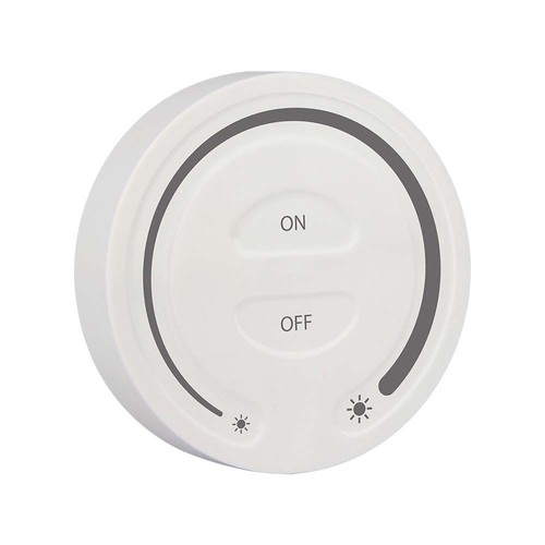 Draadloze Touch dimmer voor LED strips, wit - 12V/24V, wandmontage, voor enkelkleurige LED