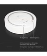 Draadloze Touch dimmer voor LED strips, wit - 12V/24V, wandmontage, voor enkelkleurige LED