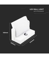 17W LED wandlamp met sensor - IP65, 2580lm, wit, 3000K, PIR sensor
