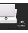 17W LED wandlamp met sensor - IP65, 2580lm, wit, 3000K, PIR sensor