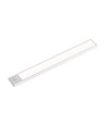 40cm 2W LED kastverlichting met PIR sensor, 5V - Zilver, 2200mA batterij, IP20, 4000K