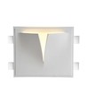 G9 gips wandlamp - Wit, 31x26cm, zonder lichtbron, IP20 binnen