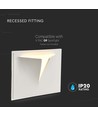 G9 gips wandlamp - Wit, 31x26cm, zonder lichtbron, IP20 binnen
