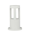 10W LED tuinlamp / wandlamp, 25cm - IP65, wit armatuur, 1000lm, 6400K, buiten