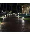 10W LED tuinlamp / wandlamp, 25cm - IP65, wit armatuur, 1000lm, 6400K, buiten