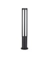 10W LED tuinlamp / bolderkar, 80cm, IP65 - 1000lm, zwart, koud wit, buiten