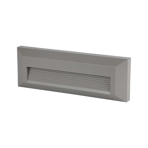 3W trapverlichting - LED, 4000K, grijs huis, rechthoek