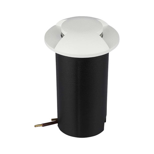 1W LED grondspot, 12V - IP67, 3000K, warm wit, Ø6cm, Gat: Ø4,3 cm
