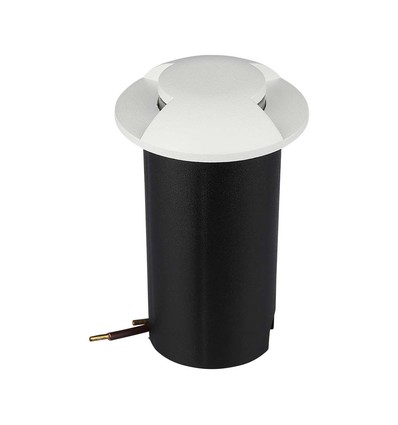 1W LED grondspot, 12V - IP67, 3000K, warm wit, Ø6cm, Gat: Ø4,3 cm
