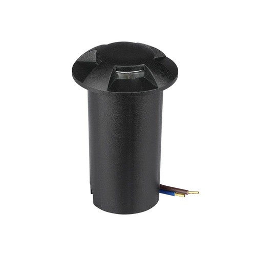 1W LED grondspot - 6400K, zwart, 12V