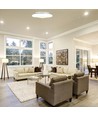 LED Designer hanglamp met afstandsbediening - CCT dimbaar, zwart/wit, 3 jaar garantie