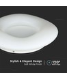 LED Designer hanglamp met afstandsbediening - CCT dimbaar, zwart/wit, 3 jaar garantie