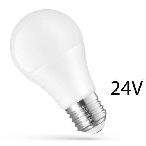 24V E27 LED-lampen 8,5W - 24V AC/DC, Spectrum