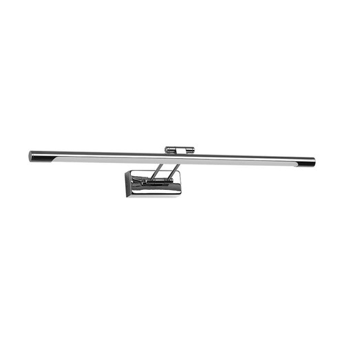 64cm schilderij-/spiegel-lamp 12W LED - Chroom, 3000K, kantelbaar, incl. lichtbron