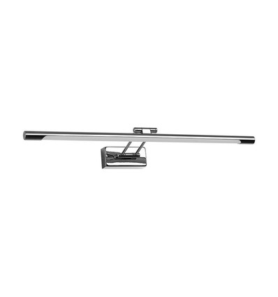 64cm schilderij-/spiegel-lamp 12W LED - Chroom, 3000K, kantelbaar, incl. lichtbron