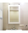 64cm schilderij-/spiegel-lamp 12W LED - Chroom, 3000K, kantelbaar, incl. lichtbron