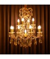 E14 4W dimbare LED kaarslamp - Twisted candle filament, 350lm, warm wit