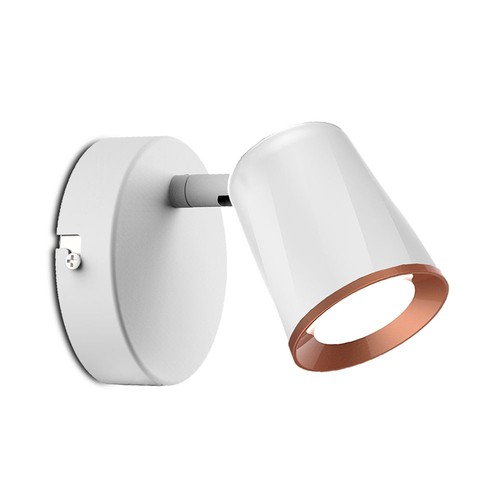 6W LED wandlamp - 3000K, wit, incl. lichtbron, binnen/gevel