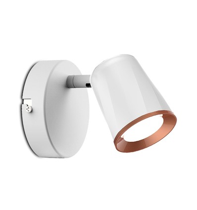 6W LED wandlamp - 3000K, wit, incl. lichtbron, binnen/gevel