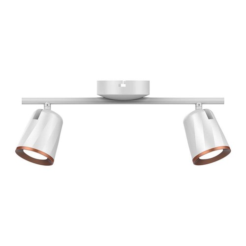 12W dubbele LED wandlamp - 3000K, wit