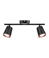12W LED wandlamp - Zwart, 3000K