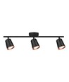 18W zwarte LED wandlamp - 3000K, 3 koppen