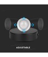 4,5W LED wandlamp - 420lm, IP20, zwarte afwerking, incl. lichtbron