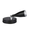 4,5W LED wandlamp - 420lm, 4000K, IP20, zwart, decoratieve binnenverlichting