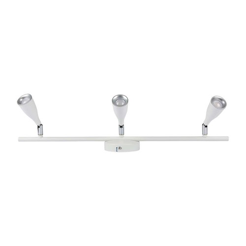 13,5W LED wandlamp - 1260lm, 4000K, wit, 3-kops design, incl. lichtbron