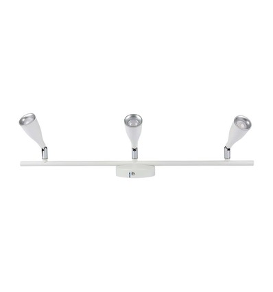 13,5W LED wandlamp - 1260lm, 4000K, wit, 3-kops design, incl. lichtbron