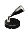 4,5W LED wandlamp met schakelaar - 420lm, IP20 binnen, zwart, warm wit, incl. lichtbron