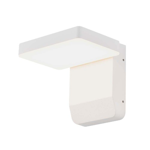 17W vierkante LED wandlamp - IP65, wit, 150lm/W, aluminium, incl. lichtbron
