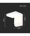 17W LED wandlamp - 4000K, wit